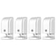 thumbnail image 1 of Tope de puerta corrediza ajustable, paquete de 4 guías de rodillos para puertas automatizadas, 1 of 8