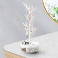 thumbnail image 2 of YSTINNG Creative Jewelry Rack Jewelry Necklace Display Rack Earring Storage Box Ornaments Storage Rack (white) A311-001, 2 of 5