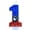 A, variant on Digital Birthday Candle, Creative Cartoon Number Candle for Party Cake Decoration and Festive Celebration