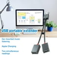 thumbnail image 5 of Male USB 2.0 A 1 to 2 Dual USB Female Data Hub Power Splitter Y Cable, 5 of 7