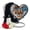 #4 Maammoth, variant on Yatskia Skull Maammoth Large Memorial Urns for Human Ashes Adult Male and Female, Decorative Cremation Urn for Ashes Adult Dad, (Heart Large, 8 Inch)