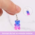 thumbnail image 5 of 100 piezas Gummy Bear Charms Colgantes Cute Resin Bear Candy Charms en color brillante Oso de dibujos animados Llaveros Color aleatorio oso de fresa  Electrónica, 5 of 5