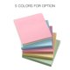 thumbnail image 5 of Notas adhesivas cuadradas de color de 3 * 3 pulgadas 100 hojas Bloc de notas autoadhesivas Blocs de Meterk Notas adhesivas, 5 of 7