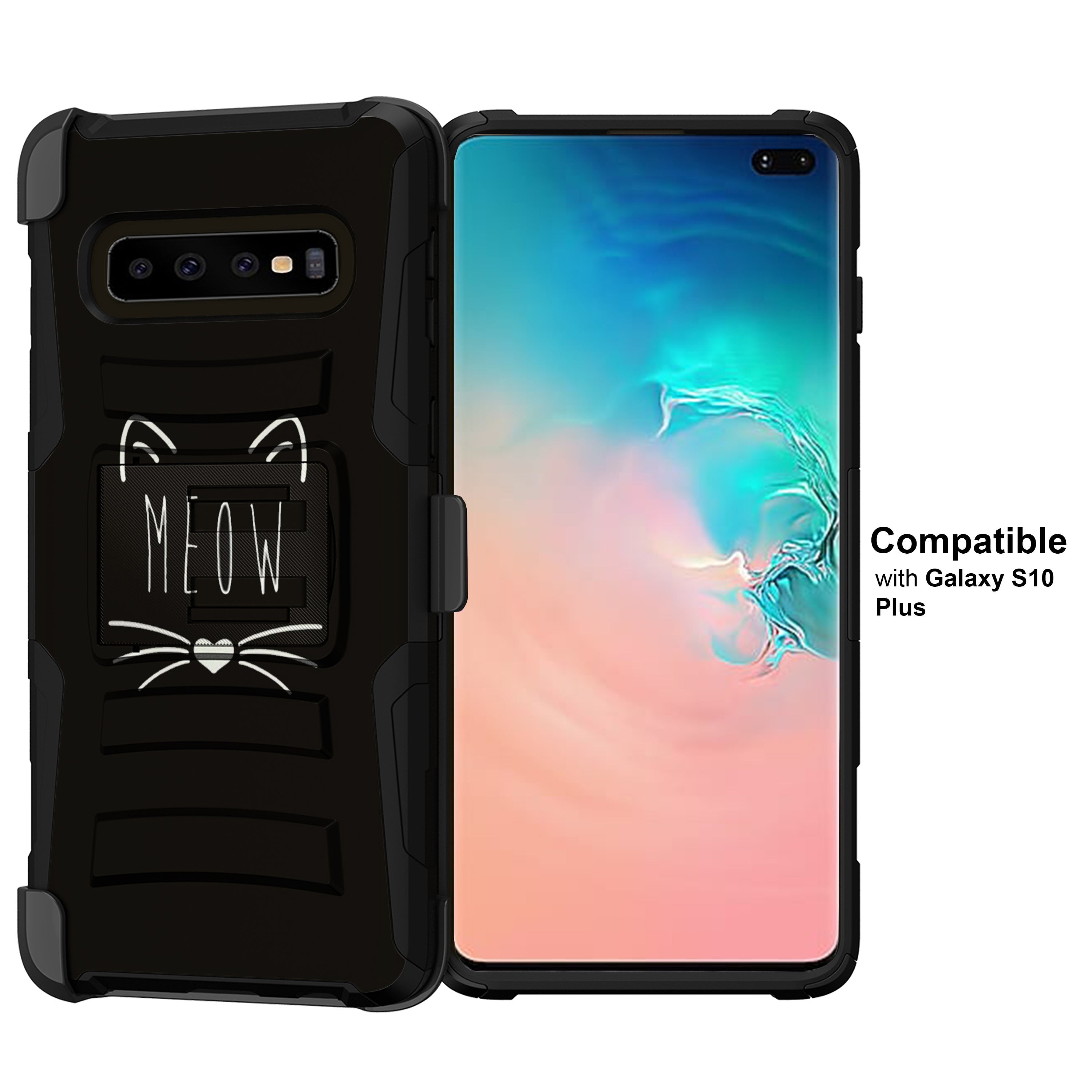 Luxguard Phone Case Compatible with Samsung Galaxy S20 S10 Plus Ultra Note 10 9 Holster Kick Stand Cover  GRENADE