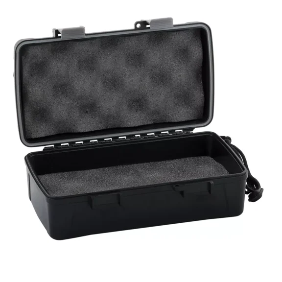 Travel Humidor for 10 Cigars, New Slim Design, High Density Foam Interior