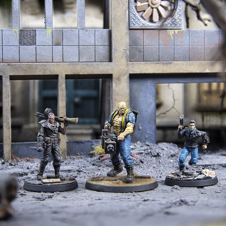 Fallout Wasteland Warfare: Brotherhood Of Steel Citadel Command - 5 Unpainted 32mm Resin Miniatures