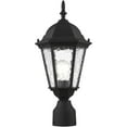 thumbnail image 5 of 1 Light TBK Outdoor Post Lantern Pendant Lighting Fixture with Clear Water Glass Shade backed with Cast Aluminum material for patio, front porch, entryway and more, 5 of 6