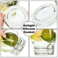 EEEkit 12pcs Silicone Sealing Rings for Mason Jar, Airtight Rubber