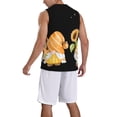 thumbnail image 2 of Naloa Hello Spring Sunflower Gnomes Basketball Jersey Reversible Men's Mesh Athletic Sports Shirts Training Practice S-4XLX-Large, 2 of 6