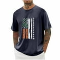 thumbnail image 1 of Camisetas de Manga Larga para Hombre Algodón Impresión Cuello Redondo Blusas de Moda Casual, 1 of 3