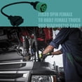 thumbnail image 2 of J1939 9Pin Female to OBD2 Female Cable-Heavy Duty Commercial Truck Diagnostic OBD Scanner’s Connector,Type2 Freightliner ELD GPS Tracker Connection Adapter, 2 of 9