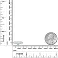 thumbnail image 4 of Gem Stone King 10K White Gold White Moissanite Solitaire Engagement Ring for Women (0.50 Cttw, Round 5MM, Available in Size 5, 6, 7, 8, 9), 4 of 4