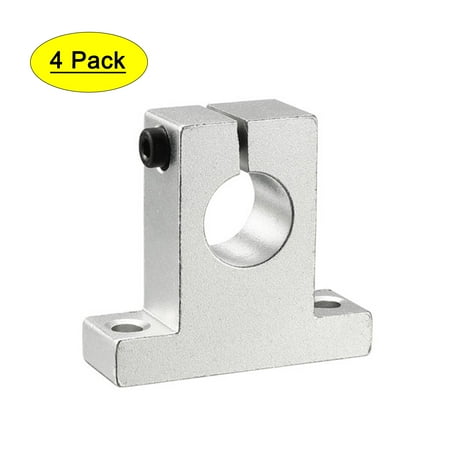 

4PCS SK16 Aluminum Linear Motion Rail Clamping Rod Rail Guide Support for 16mm Dia Shaft