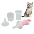 thumbnail image 4 of Medicine Dropper, Multifunction Clear Scale Eight Shunt Feeding Dispenser High Capacity  For Dog And Cat Pink, 4 of 8