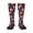1 Black, variant on Candy Corn (2) Thigh High Socks Extra Long Stretchy Sock Women Over Knee High Opaque Stocking Daily Wear