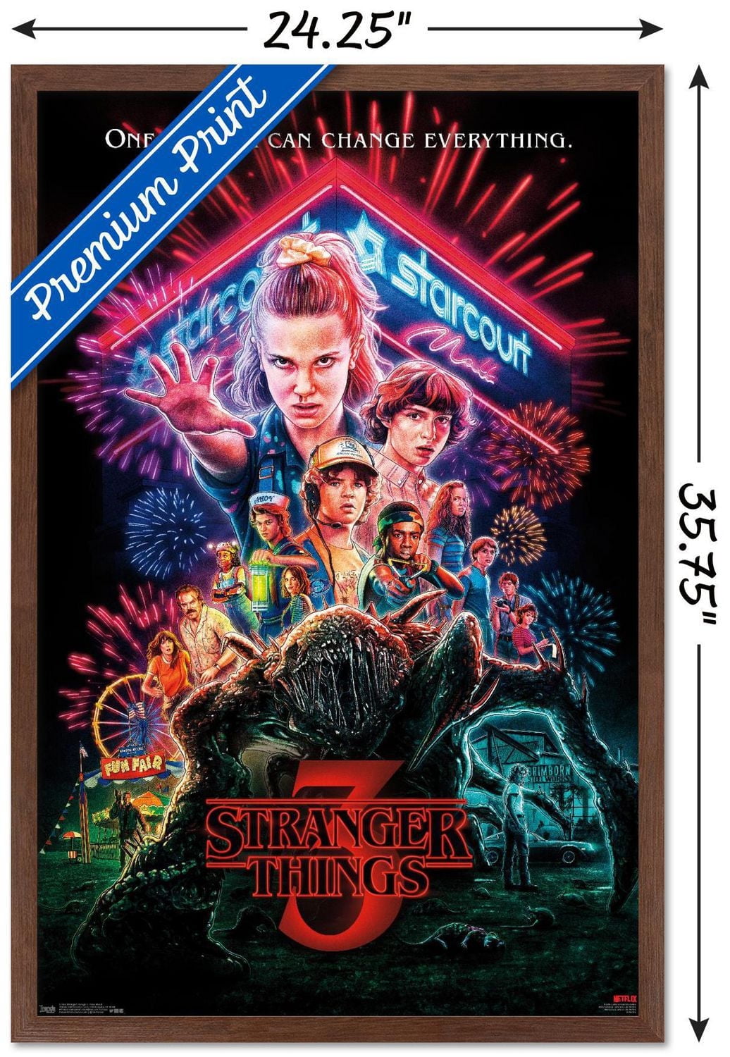 Netflix Stranger Things: Season 3 - One Sheet Wall Poster