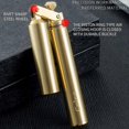 thumbnail image 4 of Brass Lighter Vintage Retro Drawer Automatic Ignition Kerosene Lighter, 4 of 5