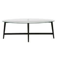thumbnail image 3 of Evelyn&Zoe Olson 50.5" Wide Oval Coffee Table in Blackened Bronze, 3 of 7