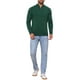 thumbnail image 2 of SUÉTER DE PULLOVER DE CUELLO ALTO PARA HOMBRE INSPIRE CHIC, CON CREMALLERA DE CUARTO, TEJIDO, POLO, TAMAÑO S, VERDE, 2 of 6