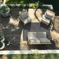 thumbnail image 2 of Garland Rug Garden Trellis Polypropylene Cinder Gray Indoor/Outdoor Area Rug, 6' x 9', 2 of 7