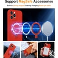 thumbnail image 2 of ELEHOLD for iPhone 14 Case with Invisible Magnetic Stand, Compatible with MagSafe, Slim Fit Liquid Silicone Gel Cover for iPhone 14,Red, 2 of 6