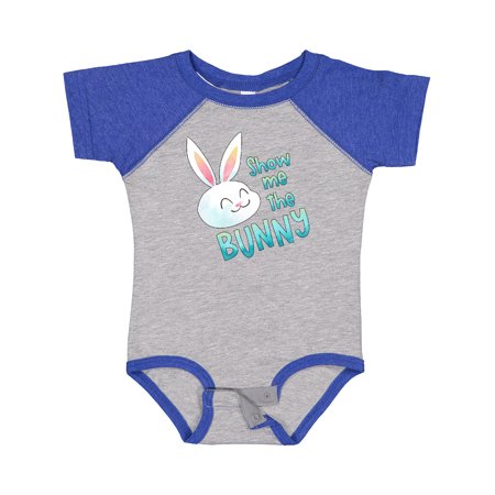 

Inktastic Show Me the Bunny Cute Easter Bunny Gift Baby Boy or Baby Girl Bodysuit