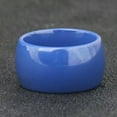 thumbnail image 6 of EOEMY 11mm Blue/White Ceramic Wedding Engagement Band Rings Men Women'S Ring Size 6-11, 6 of 9
