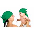 thumbnail image 2 of Qraftsy Triangle Solid Bandanas - 9 Pack - Kerchiefs and Head Scarf (Green), 2 of 2