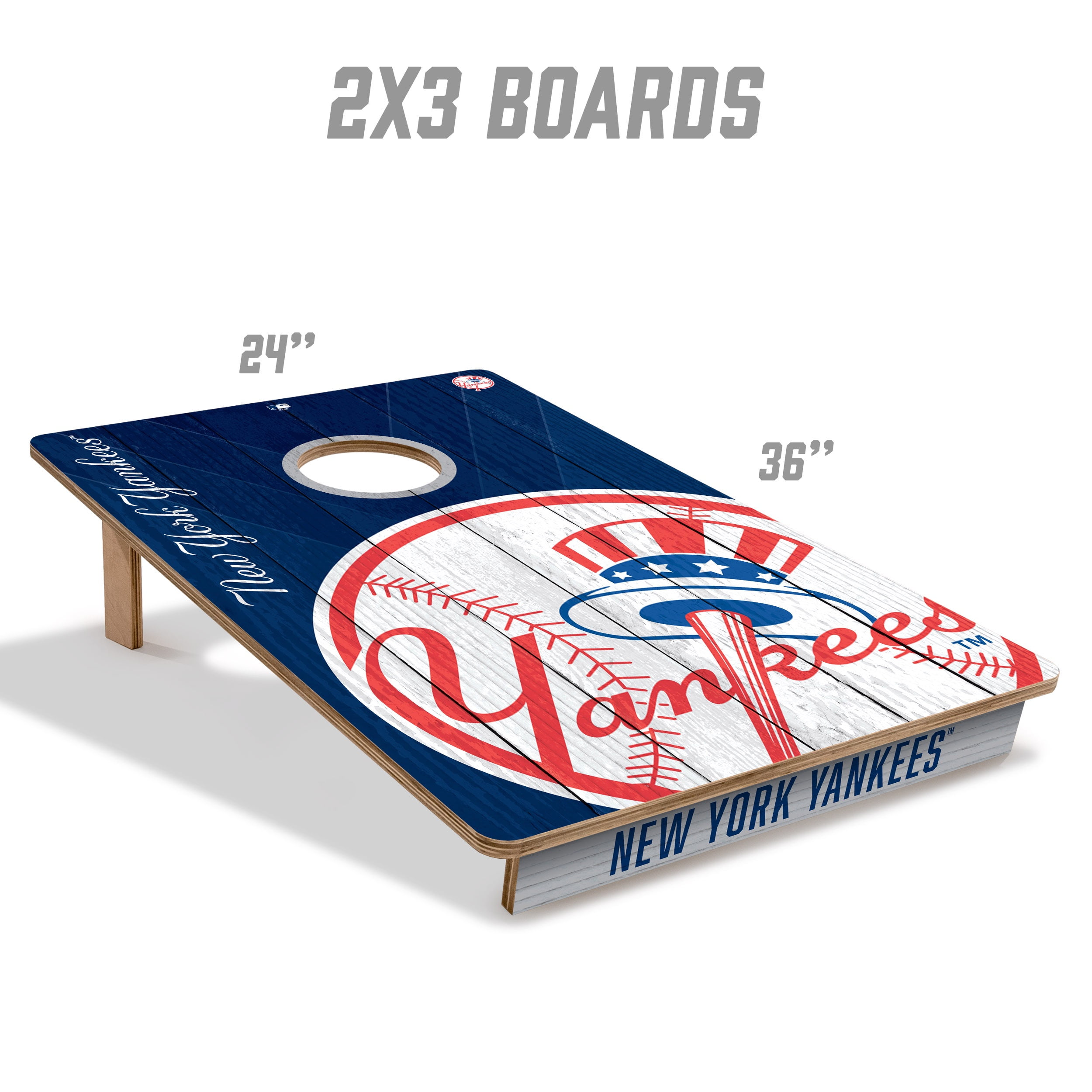 YouTheFan MLB New York Yankees 2' x 3' Cornhole Game