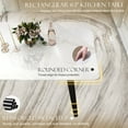 thumbnail image 2 of Modern Dining Table, Rectangular 63" Kitchen Table with Marble Sintered Stone Table Top and Metal Legs, Dining Room Table for 6, Slate Dinner Table for Living Room or Office, Table Only, 2 of 5