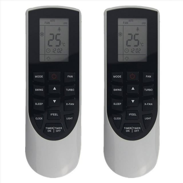 2X Reemplazo de Control Remoto de Aire Acondicionado YAN1F1 para Controlador de Aire Acondicionado