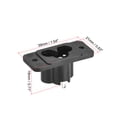 thumbnail image 2 of C6 Panel Mount Plug Adapter AC 250V 2.5A/5A 3Pins IEC Inlet Plug Power Socket Straight with  Heat Shrink Connectors 2pcs, 2 of 3
