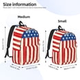 thumbnail image 2 of Fotbe America Flags2 Mochila de Lona con Estampado, Mochila Duradera, Mochila Versátil de Alta Calidad, Mochila Compacta Vintage-Medium, 2 of 5