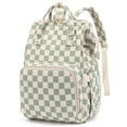 thumbnail image 1 of Mochila para pañales Dezcrab para bebé, gran capacidad, verde, 1 of 6