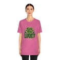 thumbnail image 4 of So Lucky St Patrick's Day Irish Unisex Jersey Short Sleeve Tee, 4 of 10