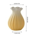thumbnail image 3 of Dmlowu Ceramic Vase, Long Lasting Aesthetics Flower Vase, 3x6 Inch Home Decor Small Vase, Lightweight&nbsp;Vases for Centerpieces Holiday Halloween Thanksgiving Christmas Decorations, 3 of 7