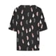 thumbnail image 5 of Fiudx Ofertas Relámpago Blusa Holgada Estampada con Manga 3/4, Informal, a La Moda, para Mujer, 5 of 5