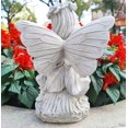 thumbnail image 6 of 12.8" Outdoor Angel Statues for Garden - Fairy Garden Figurines, Lovely Flower Fairy Garden Decor, Ornaments for Patio, Yard, Lawn, Gifts for Mom, Grandma, 6 of 9