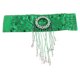 thumbnail image 3 of Brillante Correa para  de Danza de Vientre Verde Zulema pulsera de danza del vientre, 3 of 8