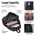 thumbnail image 4 of Easygdp Colorful Parrot Jungle Dream A Mochila para Niños y Niñas con Set de Caja de Almuerzo y Estuche para Lápices 3 en 1, Mochila Escolar Estampada para Adolescentes, 4 of 7