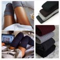 thumbnail image 3 of Women Leggings Stockings Winter Warm Knit Over Knee Socks Thick Long Boot Thigh-High Girl Stockings, 3 of 8