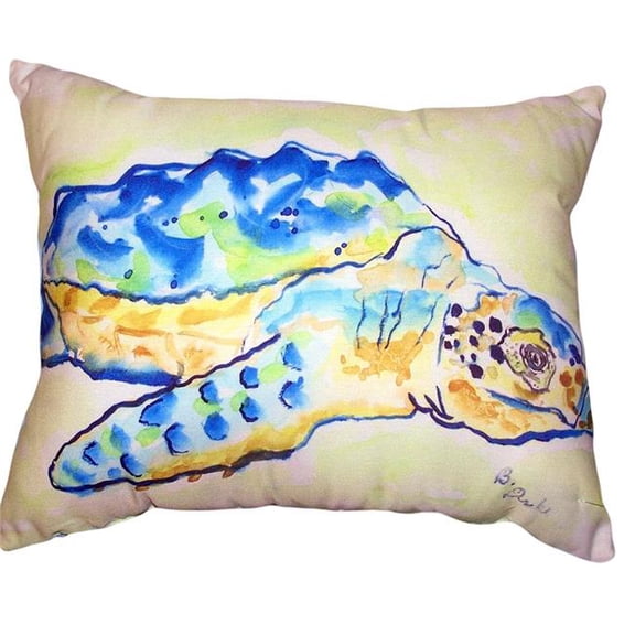 Betsy Drake NC661 16 x 20 in. Loggerhead Turtle No Cord Pillow