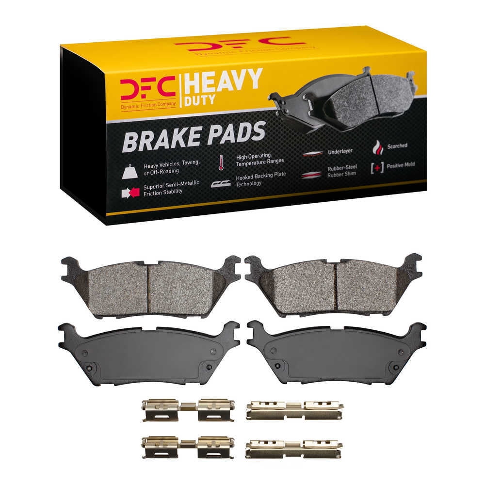 Dynamic Friction Company 1214-1790-01 DFC Heavy Duty Pads and Hardware Kit