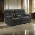 thumbnail image 6 of Benjara Charl 78 Inch Power Recliner Loveseat, Cupholder Console USB, Charcoal Gray-Color:Charcoal GrayMaterial, 6 of 6