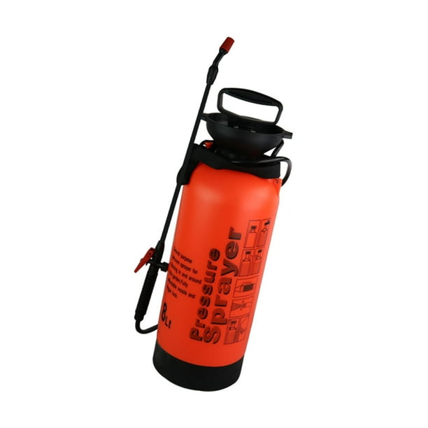 Pulverizador a presion con bomba de 8L pulverizador de un solo hombro botella pulverizadora de agua funcional resistente al desgaste para limpieza