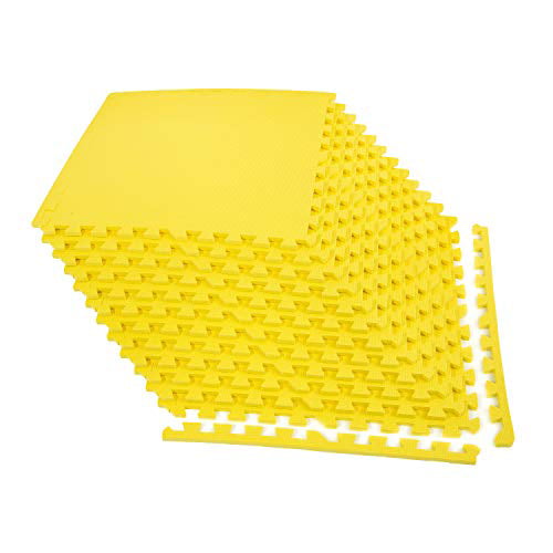IncStores Exercise Foam Flooring Tiles High-Density Interlocking Foam Tiles for Portable Floor Protection in Your Home Gym and More Playroom 