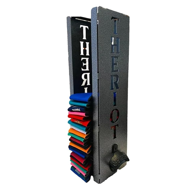 Can Cooler Holder with Bottle Opener, Custom Can Cooler Holder with Bottle Opener, Can Cooler, 12 In