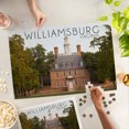 thumbnail image 2 of Lantern Press 1000 Piece Jigsaw Puzzle, Williamsburg, Virginia, Governor's Palace Front View, 2 of 5