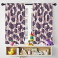 thumbnail image 5 of Blackout Kids Curtains,Pink and Purple Of Leopard Print Childrens Insulated Curtains Set Of 2,Bedroom Essentials,Toddler Room Decor 42"x54", 5 of 5