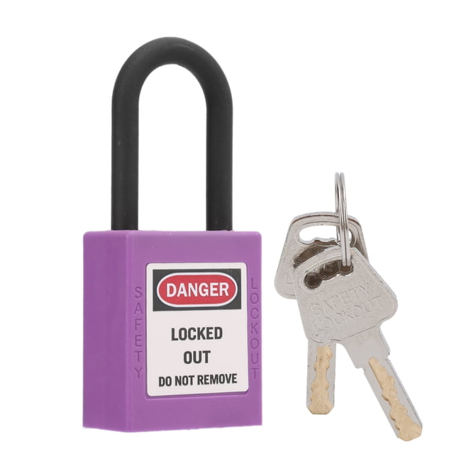 , Insulating Lock Beam Tagout Indoor For Pneumatic For Electric For Hydraulic Green,Purple
